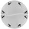 Flash Furniture Round 60 W, 60 L, 25.25 H, Chrome, Laminate, Particleboard, Steel, Wood Grain XU-GRP-A60-HCIRC-OAK-T-P-GG - alternate 3